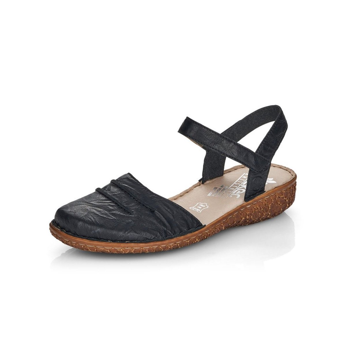 detail Dámské kožené sandály Rieker M0954-00 černá