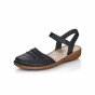 náhled Dámské kožené sandály Rieker M0954-00 černá
