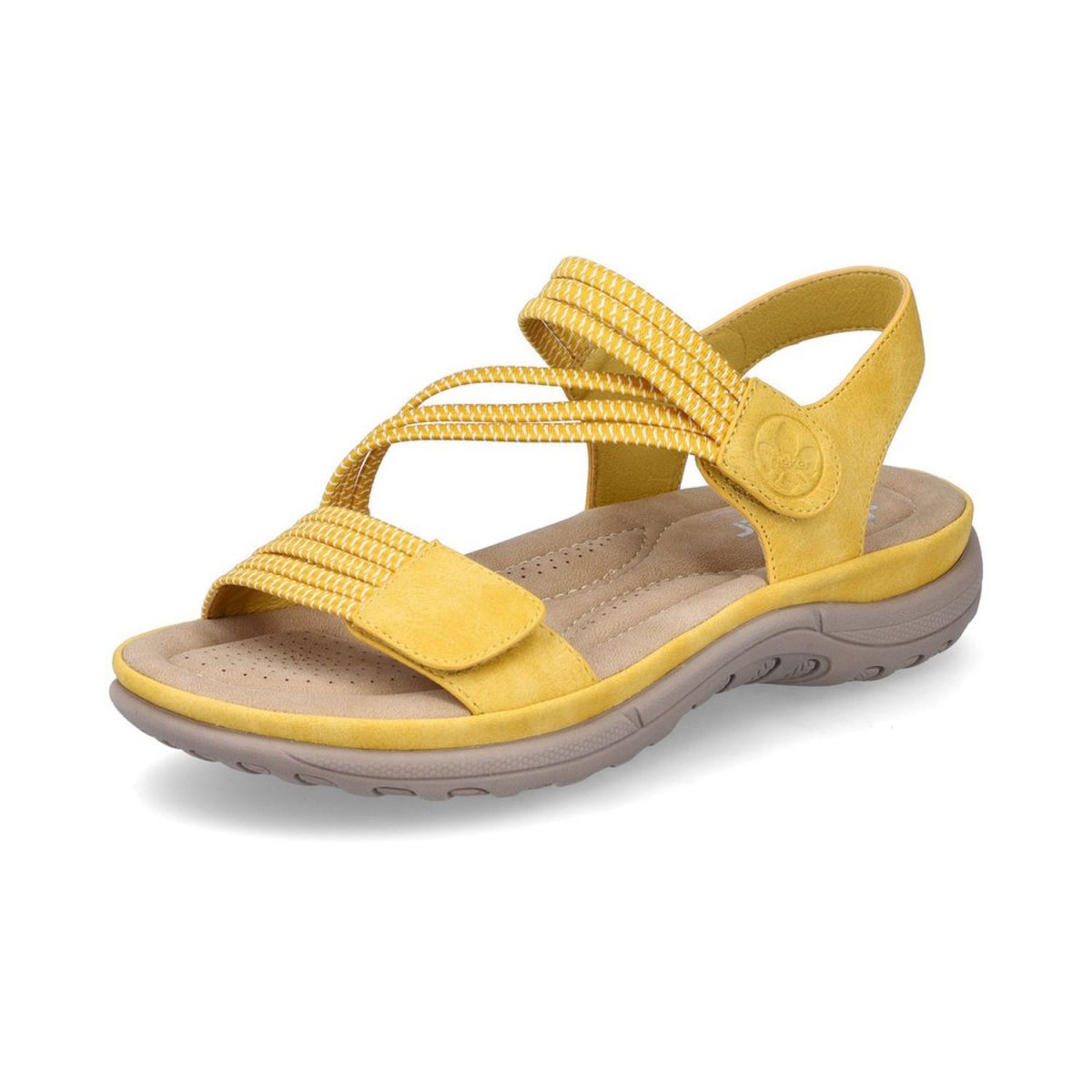 detail Dámské sandály Rieker V8873-68 žlutá