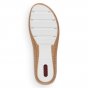 náhled Dámské kožené sandály Rieker 44860-64 béžová