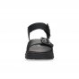 náhled Dámské kožené sandály Rieker 66680-00 černá