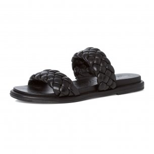 Dámské kožené pantofle Tamaris 27113-28 001 černá