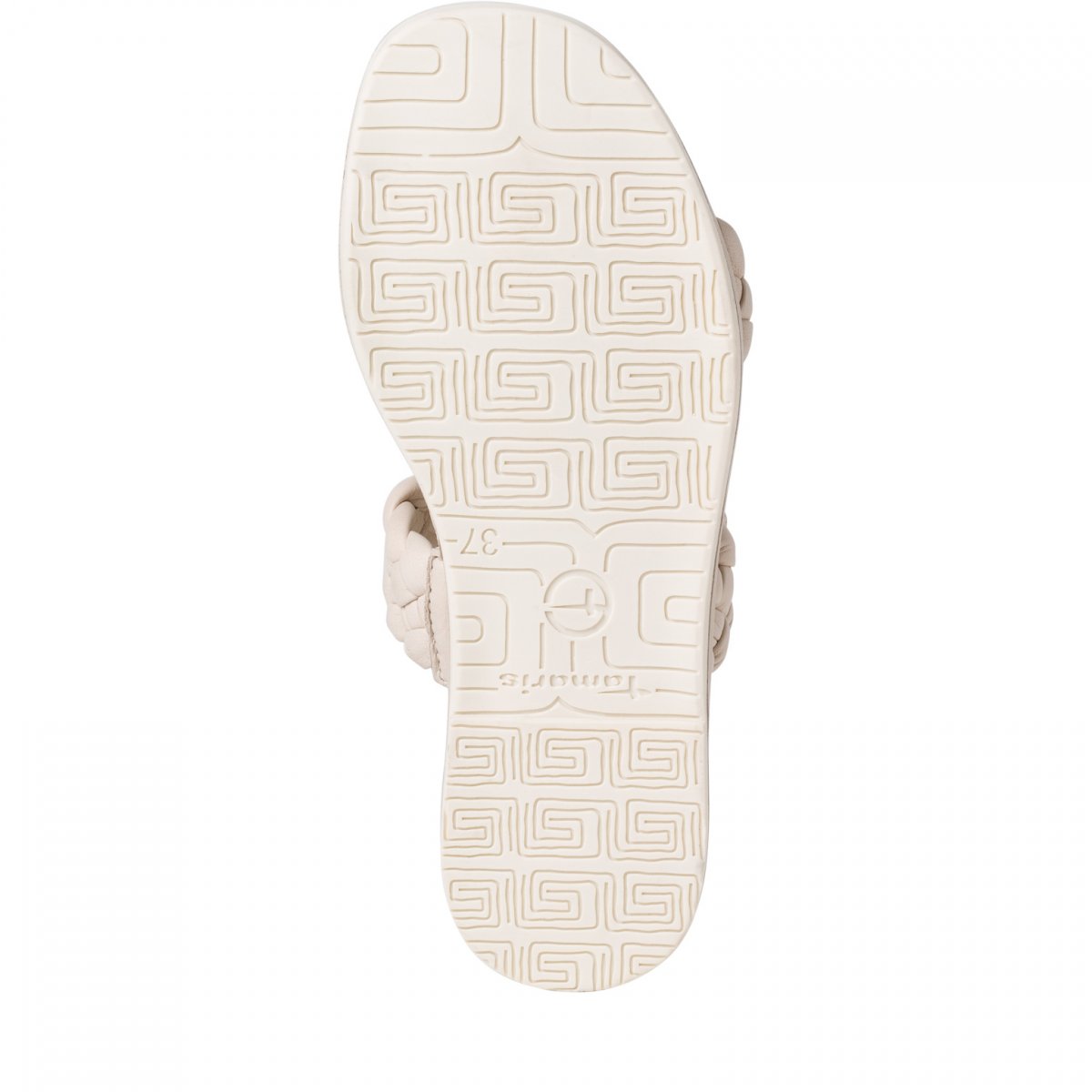 detail Dámské kožené pantofle Tamaris 27113-28 418 béžová