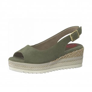 Dámské letní sandály Jana 29600-28 zelená