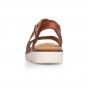 náhled Dámské kožené sandály Remonte D2060-24 hnědá