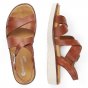náhled Dámské kožené sandály Remonte D2060-24 hnědá