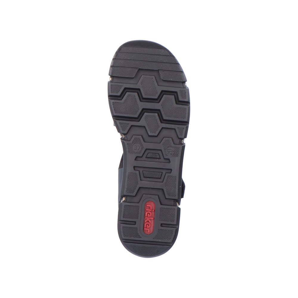 detail Dámské sandály Rieker V2301-00 černá
