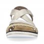 náhled Dámské sandály Rieker V3663-90 zlatá