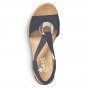 náhled Dámské sandály Rieker 624H6-00 černá