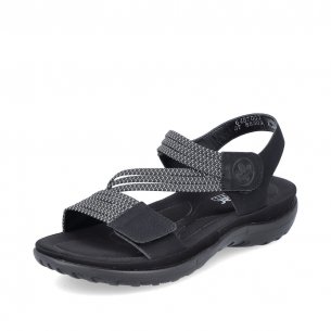 Dámské sandály Rieker 64870-00 černá