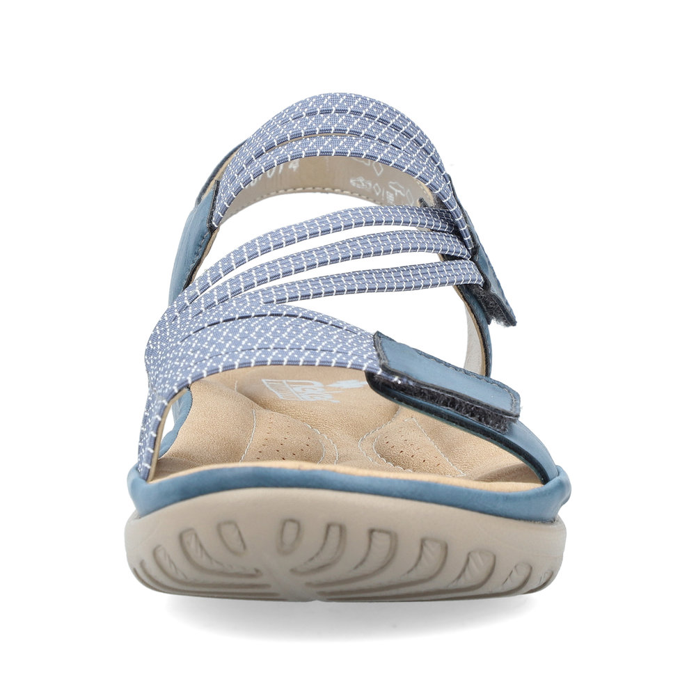 detail Dámské sandály Rieker 64870-14 modrá