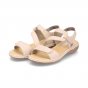 náhled Dámské kožené sandály Rieker 659C7-60 béžová