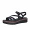 detail Dámské kožené sandály Tamaris 28215-20 001 černá