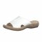 detail Dámské kožené pantofle Marco Tozzi 27901-20 100 bílá