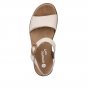náhled Dámské kožené sandály Remonte D0Q52-60 béžová
