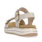 náhled Dámské kožené sandály Remonte D1J51-80 bílá