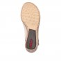 náhled Dámské kožené sandály Rieker 66189-60 béžová