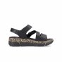 náhled Dámské sandály Rieker V2301-00 černá
