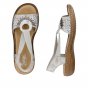 náhled Dámské sandály Rieker 60880-90 stříbrná