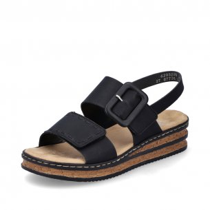 Dámské sandály Rieker 62950-00 černá