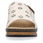 náhled Dámské kožené pantofle Rieker 62955-60 béžová