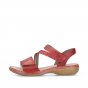 náhled Dámské kožené sandály Rieker 65964-35 červená