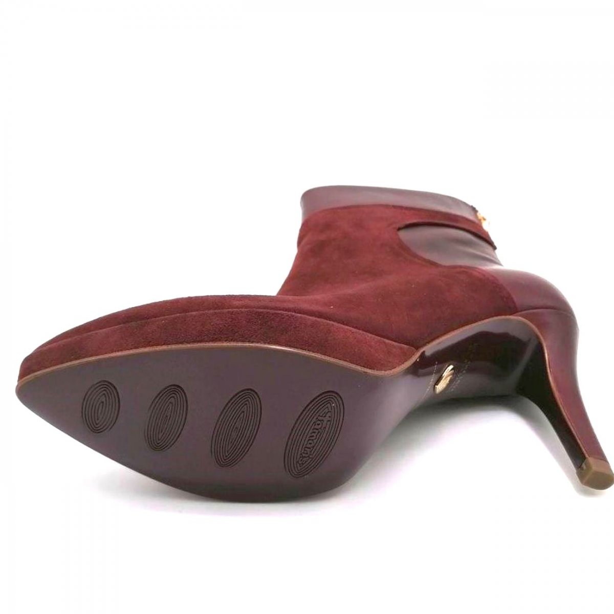 detail Dámská kotníková obuv na podpatku Tamaris 25303-29 vínová