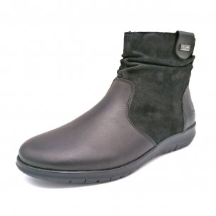 Dámská kožená kotníková obuv Rieker X0181-00 černá