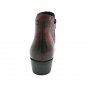 náhled Dámská kožená kotníková obuv Remonte D6876-35 vínová