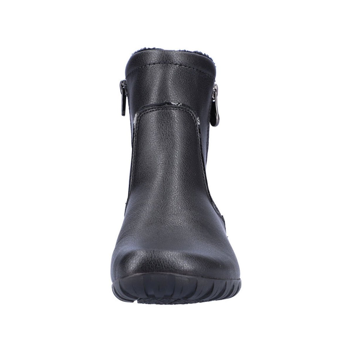 detail Dámská kožená zimní obuv Rieker L4657-00 černá