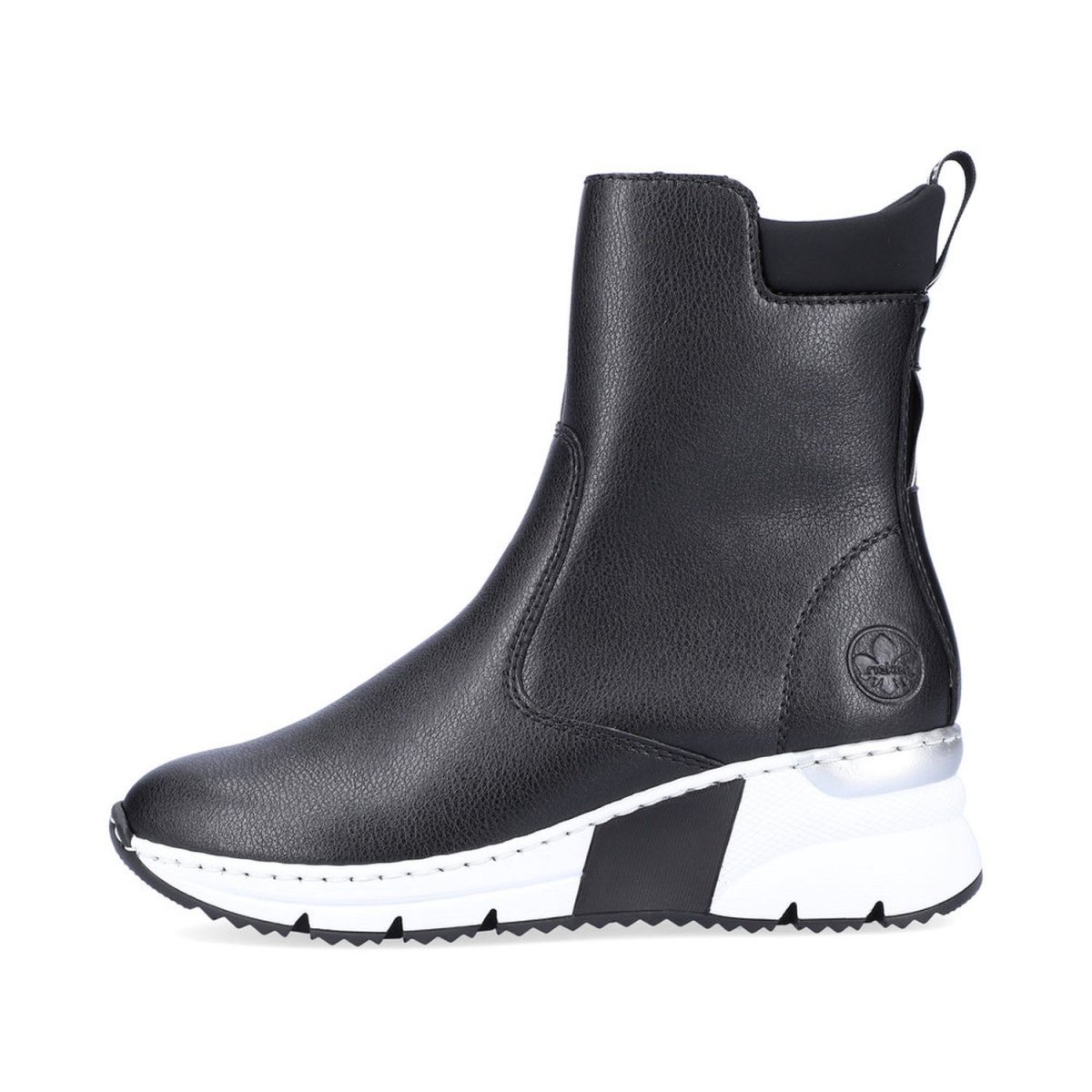 detail Dámské kožené zimí boty Rieker N6350-00 černá