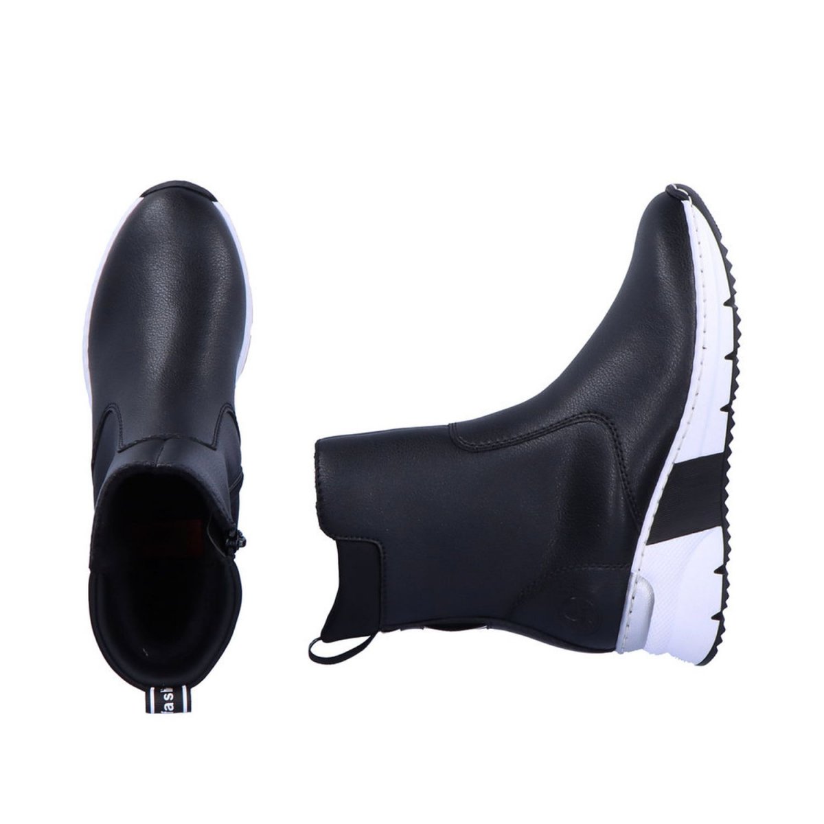 detail Dámské kožené zimí boty Rieker N6350-00 černá