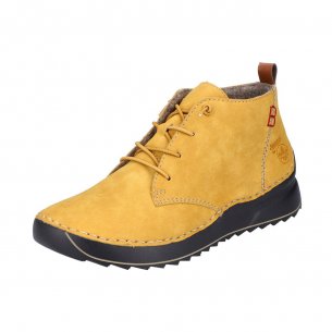 Dámská kotníková obuv Rieker 51510-68 žlutá
