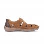 náhled Pánské kožené sandály Rieker 03078-25 hnědá