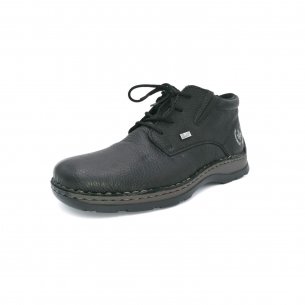 Pánská kožená kotníková obuv Rieker 05334-00 černá