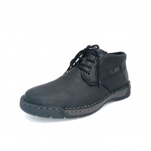 Pánská kožená kotníková obuv Rieker B0333-00 černá
