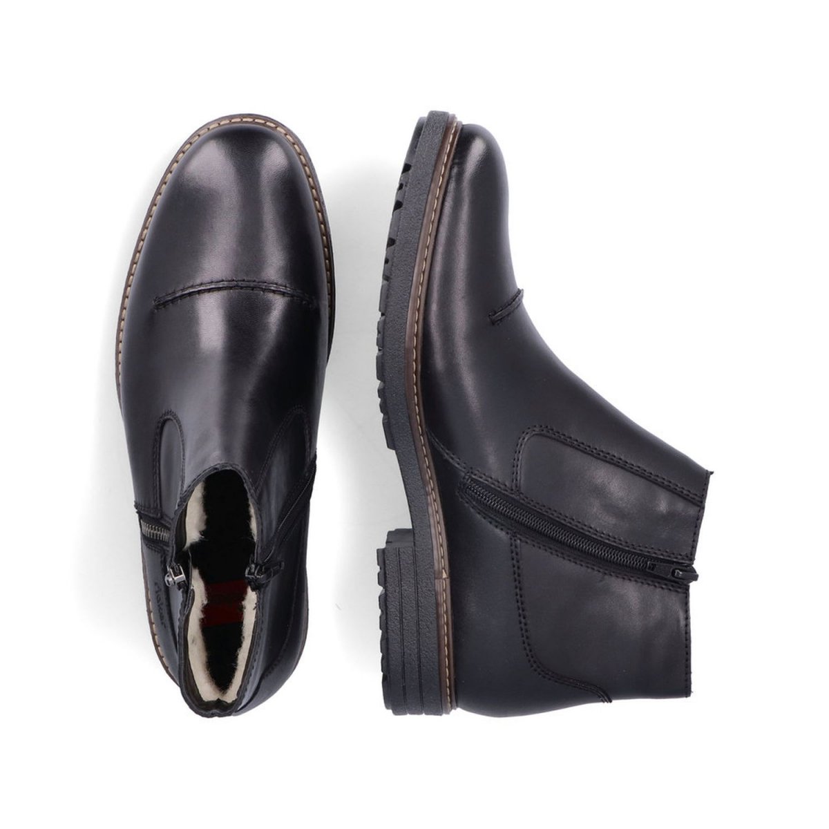 detail Pánská kotníková obuv Rieker 33150-00 černá