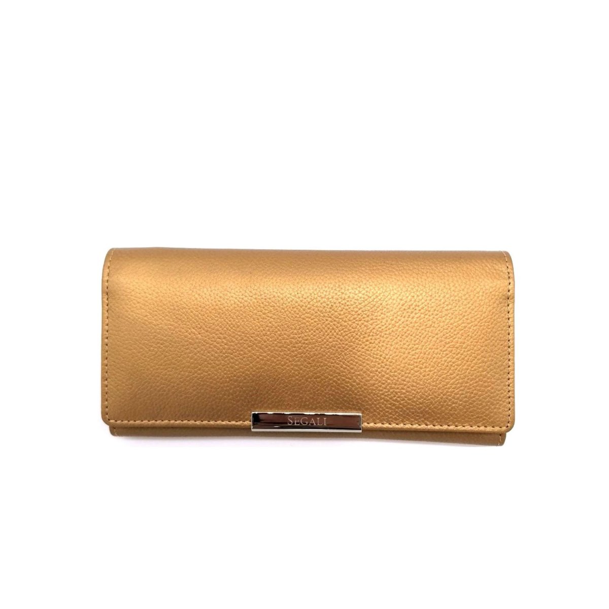 detail Dámská kožená peněženka Segali SG-7066 zlatá
