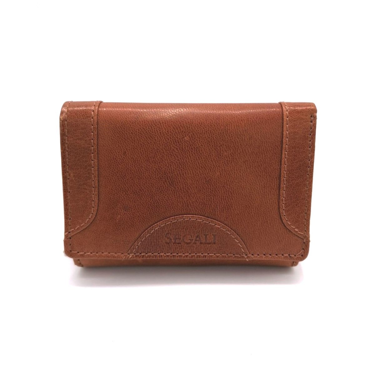 detail Dámská kožená peněženka Segali SG-7196 B hnědá