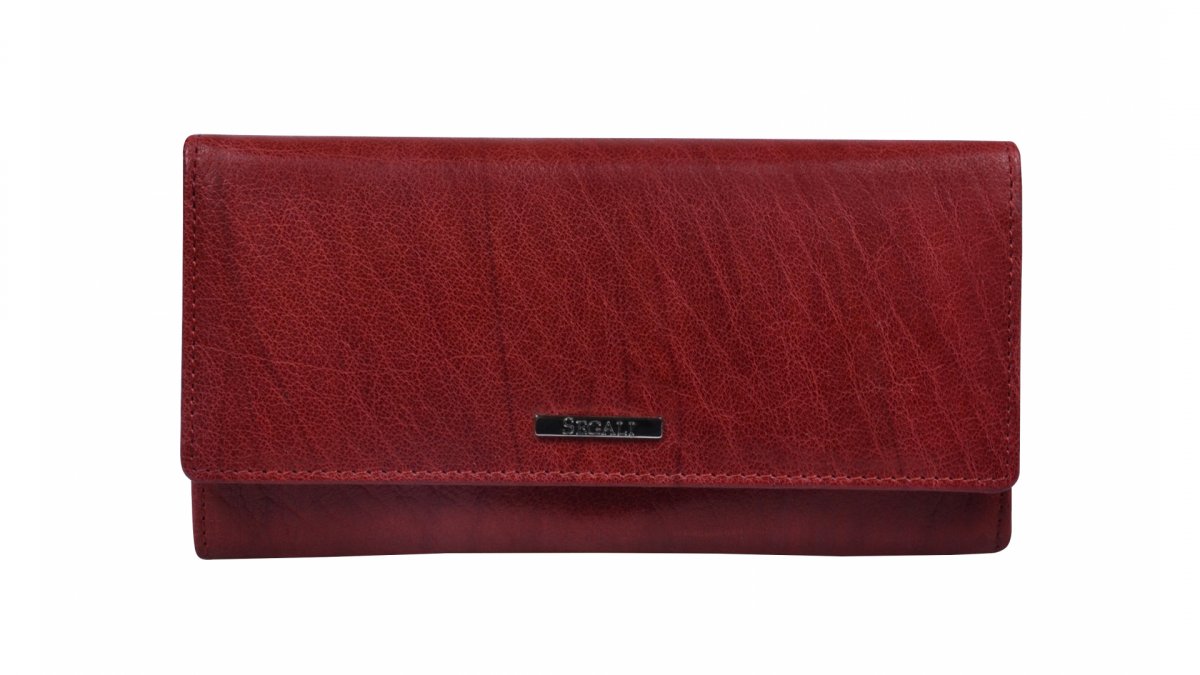 detail Dámská kožená peněženka Segali SG-7120 vínová